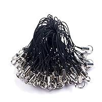 Algopix Similar Product 13 - 100Pcs Black Lanyard Split Ring Strap