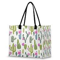 Algopix Similar Product 8 - POFATO Tote Bag for Women Cactus Flower