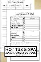 Algopix Similar Product 19 - Hot Tub and Spa Maintenance Log Book