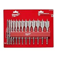 Algopix Similar Product 6 - MILWAUKEE 13 PC Flat Boring Bit Set