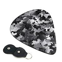 Algopix Similar Product 5 - Black White Gray Camouflage Guitar