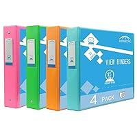 Algopix Similar Product 1 - 4 Pack 2 Inch 3 Ring BindersDesigned