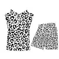 Algopix Similar Product 11 - Snow Leopard 2Piece Suit Men Tracksuit