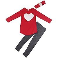 Algopix Similar Product 19 - Jastore Kids Girl Cute 2PCS Heart