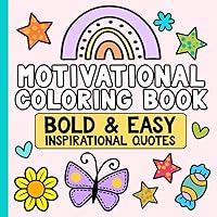 Algopix Similar Product 18 - Motivational Coloring Book Bold and