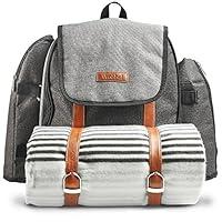 Algopix Similar Product 10 - VonShef Picnic Backpack for 4 Person