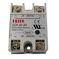 Algopix Similar Product 11 - Solid State Relay SSR40AA 40A AC to AC