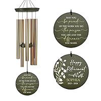 Algopix Similar Product 3 - Personalized Retirement Wind Chime for