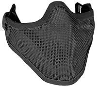 Algopix Similar Product 7 - Toys Airsoft Half Face Mask Black