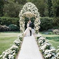 Algopix Similar Product 10 - HEALON White Wedding Aisle Runner Aisle