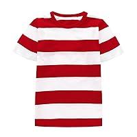 Algopix Similar Product 13 - Moon Tree Boys Short Sleeve Striped