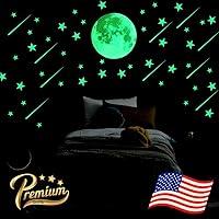 Algopix Similar Product 17 - 102 Pcs Glow in The Dark Stars Stickers
