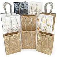 Algopix Similar Product 20 - Glogex Gift Bags Kraft Paper Gifts Bag