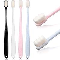 Algopix Similar Product 17 - 4 Pieces Extra Soft Toothbrushes for