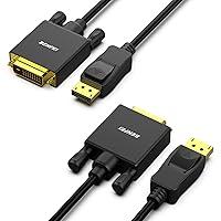 Algopix Similar Product 17 - BENFEI 2 Pack DisplayPort to DVI 6 Feet