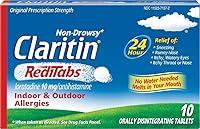 Algopix Similar Product 18 - Claritin Non-Drowsy Reditabs, 10 tablets