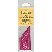 Algopix Similar Product 9 - Lacis Tatting Needle & Picot Gauge, Pink