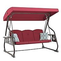 Algopix Similar Product 13 - ZZW 3Seat Outdoor Porch Swing with