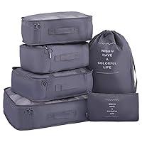 Algopix Similar Product 11 - OEE 6 pcs Luggage Packing Organizers