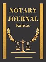 Algopix Similar Product 11 - Notary Journal Kansas Official Notary