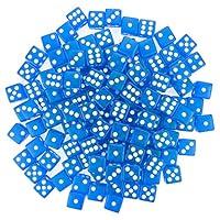 Algopix Similar Product 16 - Brybelly 100 Dice, 16mm, Blue