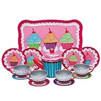 Algopix Similar Product 9 - Schylling Cupcakes Tin Tea Set