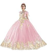 Algopix Similar Product 3 - TRHTX Puffy Tulle Quinceanera Dresses