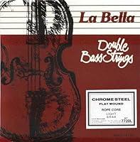 Algopix Similar Product 4 - La Bella Double Bass 7720L chrome steel