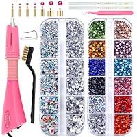 Algopix Similar Product 10 - BLINGINBOX Hotfix Rhinestones