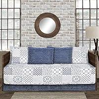 Algopix Similar Product 15 - Lush Decor Blue Daybed Monique 6 Piece