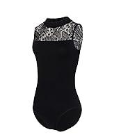 Algopix Similar Product 11 - Limiles Womens Ballet Dance High Neck