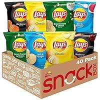 Algopix Similar Product 1 - Lays Potato Chips 4 Flavor Variety