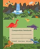 Algopix Similar Product 10 - Dinosaur Habitat Composition Notebook