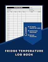 Algopix Similar Product 10 - Fridge Temperature Log Book Daily