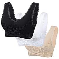 Algopix Similar Product 15 - BSYzXew 3PC Wireless Bras for Older