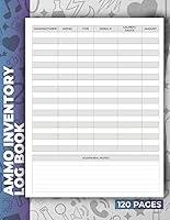 Algopix Similar Product 13 - Ammo Inventory Log Book Ideal for