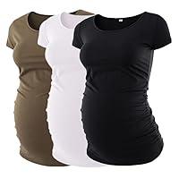 Algopix Similar Product 19 - Liu  Qu Womens Maternity Tops Short