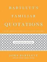 Algopix Similar Product 7 - Bartlett's Familiar Quotations