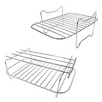 Algopix Similar Product 8 - QIYUDUOLA 2Pack Rack with 4 Barbecue