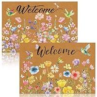 Algopix Similar Product 19 - Moucuny 2 Pcs Welcome Door Mat