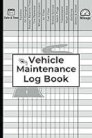 Algopix Similar Product 2 - Vehicle Maintenance Log Book Car