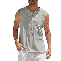 Algopix Similar Product 15 - Mens Tank Top Beach Loose Fit Mens