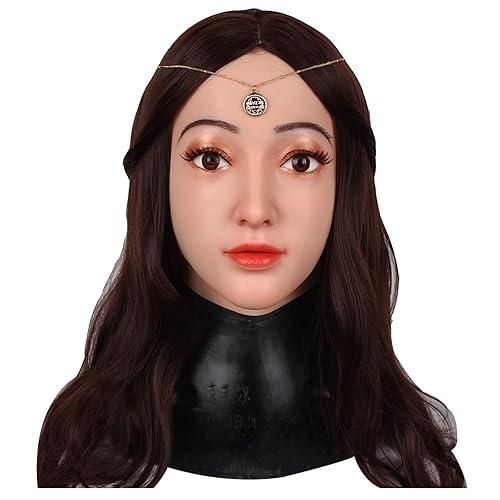 female silicone crossdresser mask-May mask