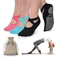 Algopix Similar Product 12 - Ozaiic Yoga Socks for Women NonSlip