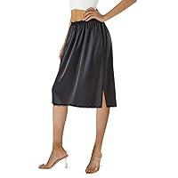 Algopix Similar Product 6 - Gaono Womens Satin Half Slips for