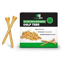 Algopix Similar Product 12 - Wedge Guys Bamboo Golf Tees 234 