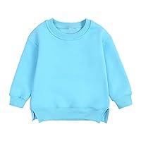 Algopix Similar Product 15 - RNTOP Kids Sweatshirts Boys Girls Solid