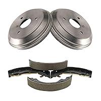 Algopix Similar Product 11 - Rwrfejoe Rear Brake Drum  Shoe Kit