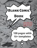 Algopix Similar Product 5 - Blank Comic Book  Draw and write your