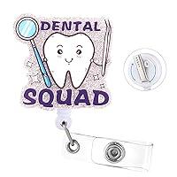 Algopix Similar Product 13 - Dental Squad Badge Reel with Swivel